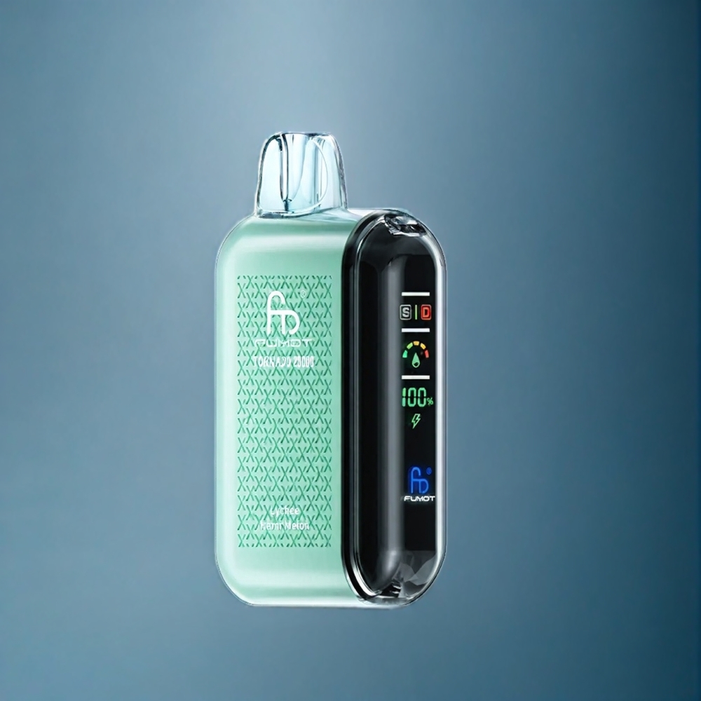Fumot Tornado 20000 Puffs Suomi Tukku – Dual Mesh Coil, 20ml E-liquid, 850mAh, Lychee Hami Melon
