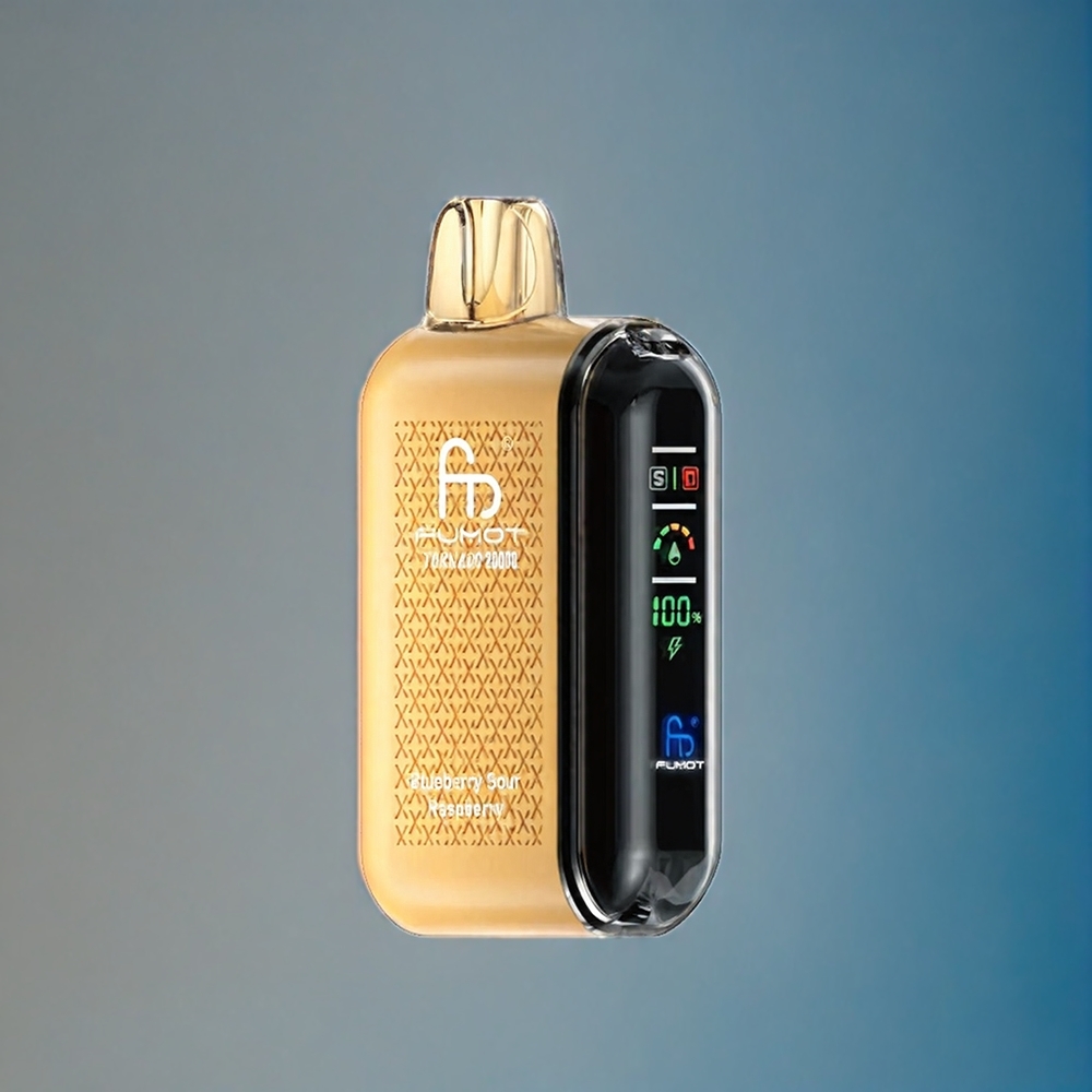 Suomi tukku Fumot Tornado 20000 Puffs 20ml Dual Mesh Coil Vape Mustikka-Hapanvadelma