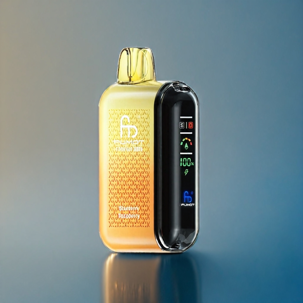Suomi tukku Fumot Tornado 20000 Puffs Dual Mesh Coil 20ml E-liquid Mustikka-Vadelma Airflow Control