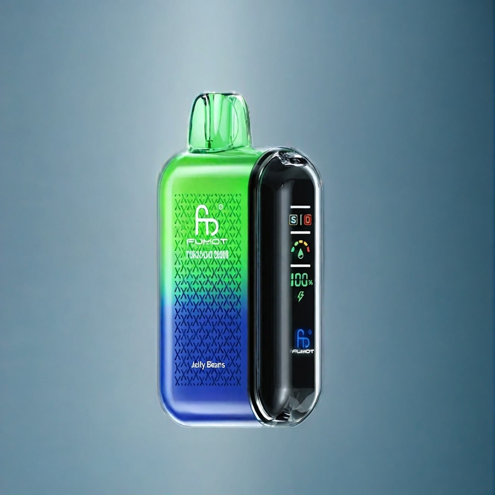 Suomi tukku Fumot Tornado 20000 Puffs Vape Jelly Beans – Dual Mesh Coil, 20ml E-liquid, 850mAh Battery, Smart Display