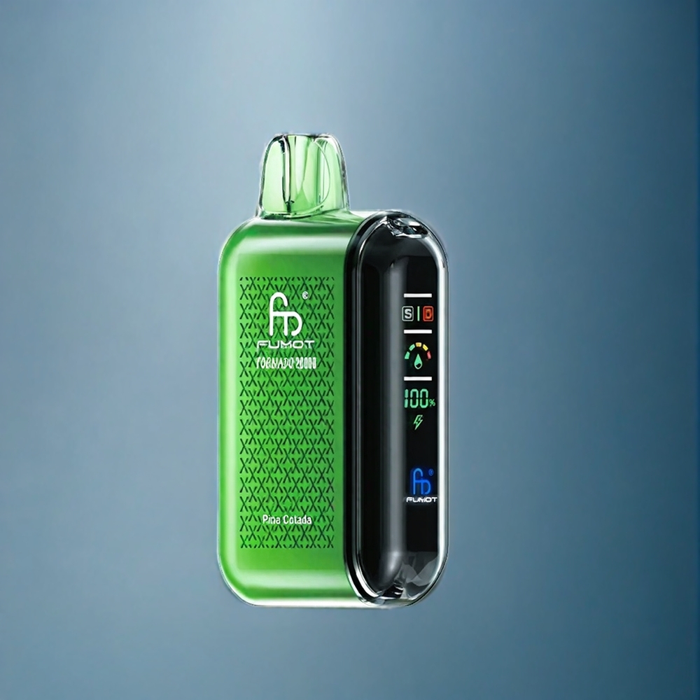 Suomi tukku Fumot Tornado 20000 Puffs Vape Pina Colada - 20ml E-liquid, 850mAh Battery, Dual Mesh Coil