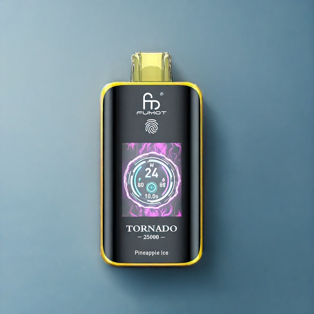 Suomi tukku - Fumot Tornado 25000 Puffs HD Screen 700mAh Anjasmainen Jää 20ml Type-C