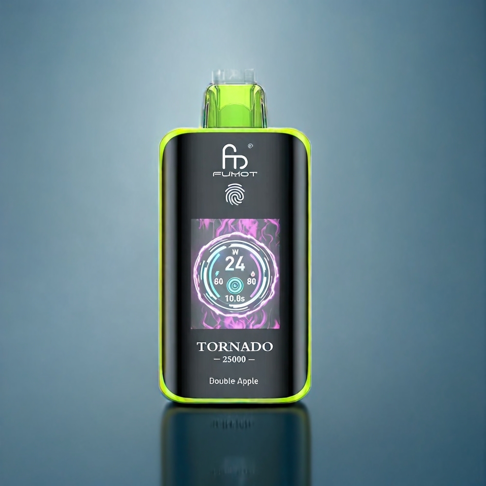 Suomi tukku Fumot Tornado 25000 Puffs HD Screen 700mAh Double Omena 20ml Type-C