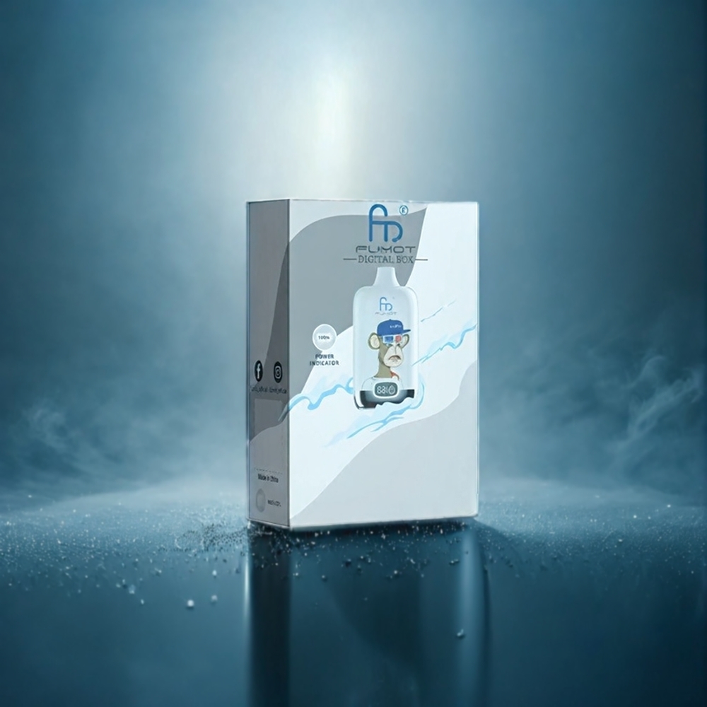 Fumot Tornado Digital Box Suomi Tukku 12000 Puffs 20ml Mesh Coil Cool Mint Vape