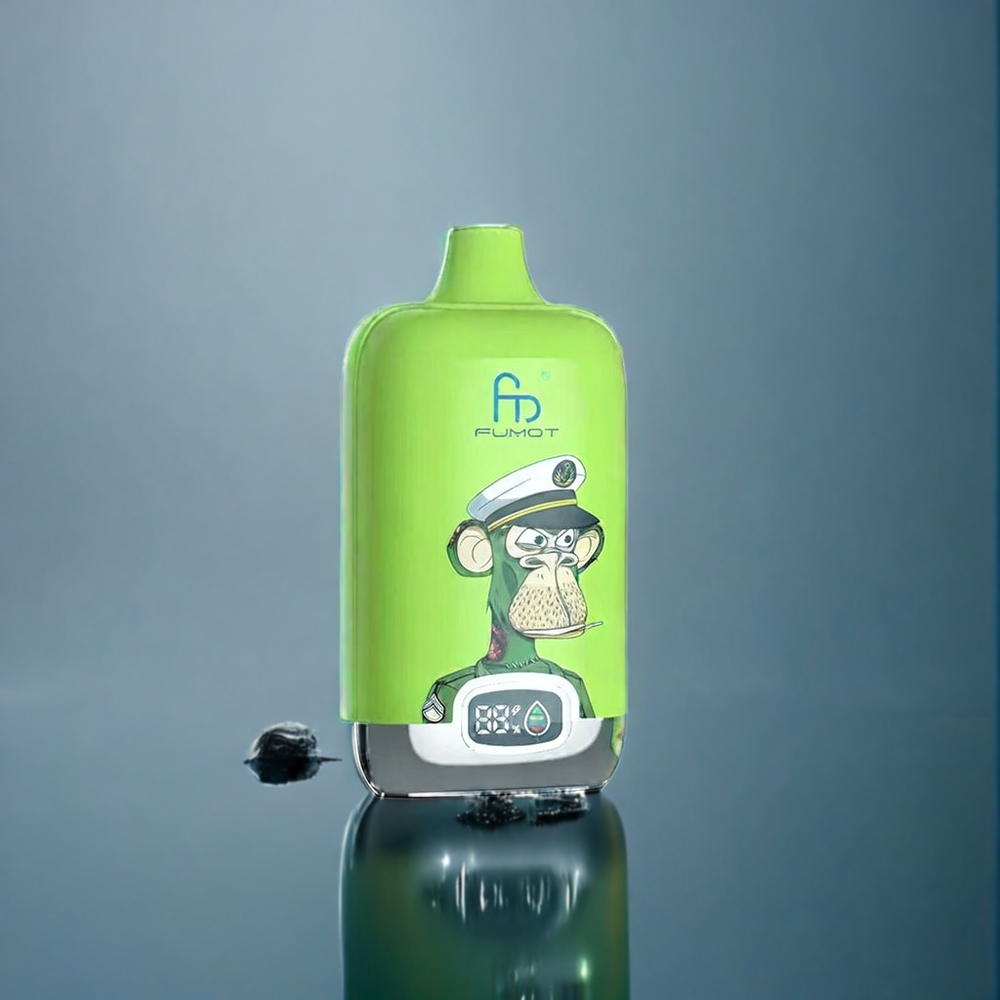 Suomi tukku Fumot Tornado Digital Box 12000 Puffs 20ml Mesh Coil Type-C Vape Vadelma Vesimeloni