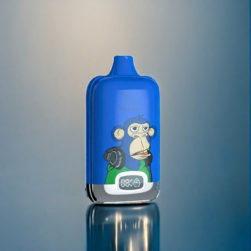 Suomi tukku Fumot Tornado Digital Box 12000 Puffs Vape 20ml Mesh Coil Type-C Mustikka-Vadelma