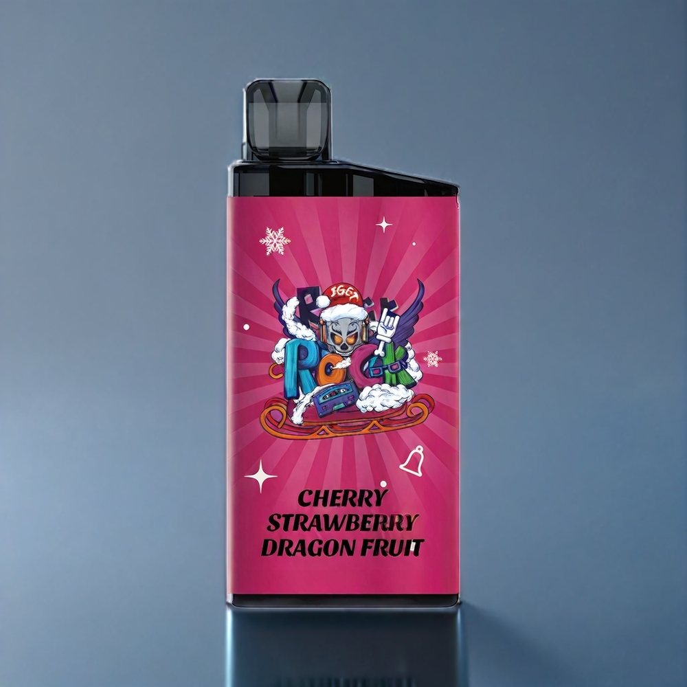 Suomi tukku Iget Bar 3500 Puffs 1400 mAh 1.2 Ohm Mesh Coil Kirsikka Mansikka Lohikäärmepuheroma