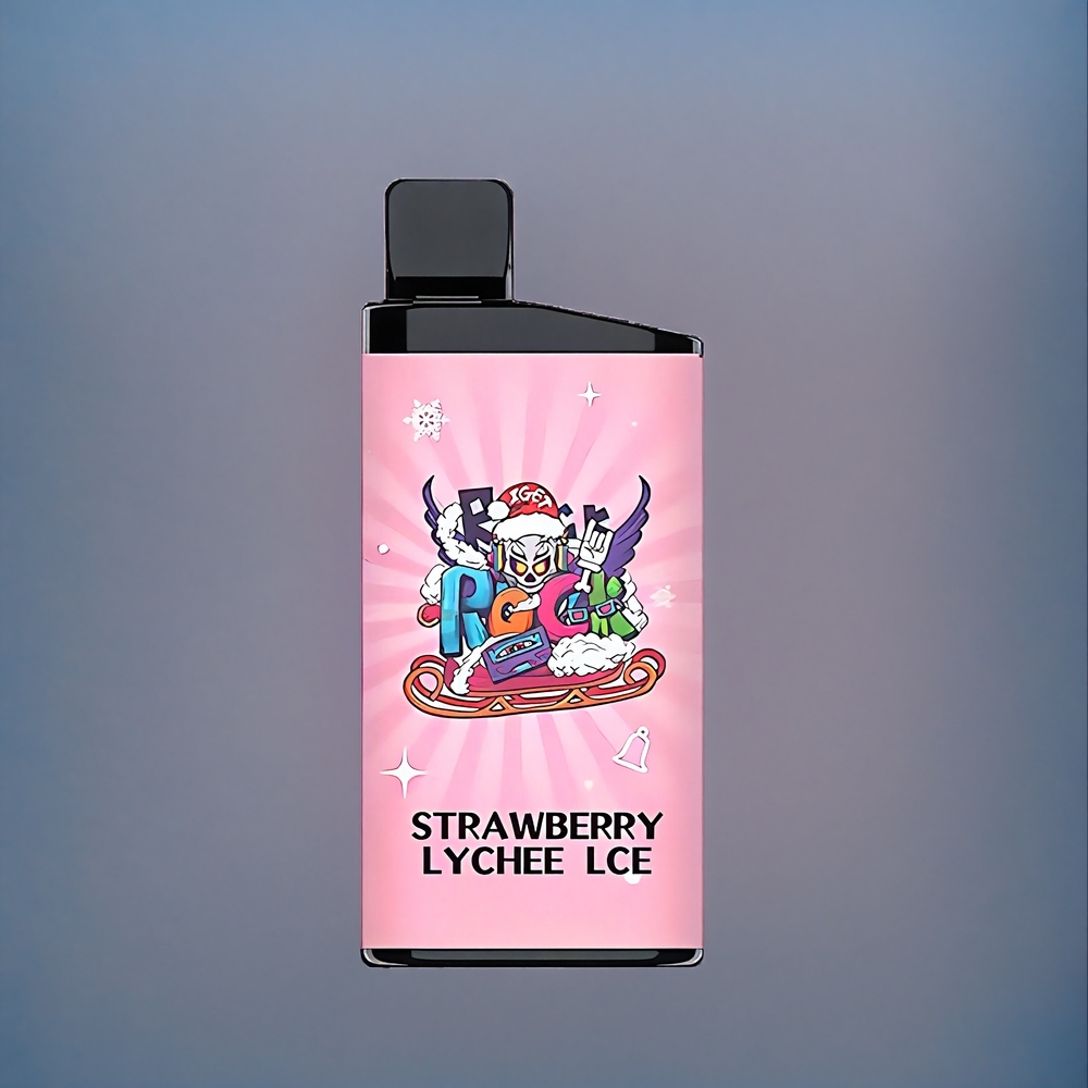 Suomi tukku Iget Bar 3500 Puffs 1400 mAh Mesh Coil Vape Mansikka-Litsi-Jää