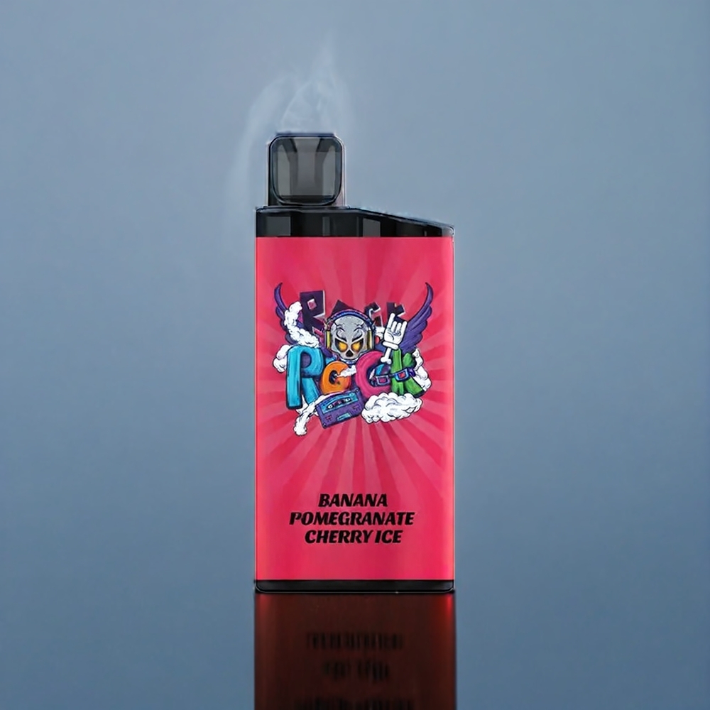Suomi tukku Iget Bar 3500 Puffs Vape Banaani Granaattiomena Kirsikka Ice - 1400 mAh Akku, 1.2 Ohm Mesh Käämi