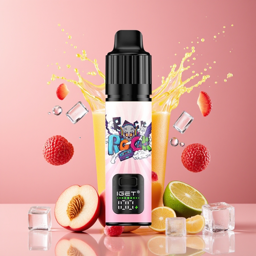 Suomi tukku IGET BAR PLUS S3 POD 10000 Puffs Disposable Vape Persikka Liitši Lime Jää 18ml 5% Nikotiinia 950mAh Akku