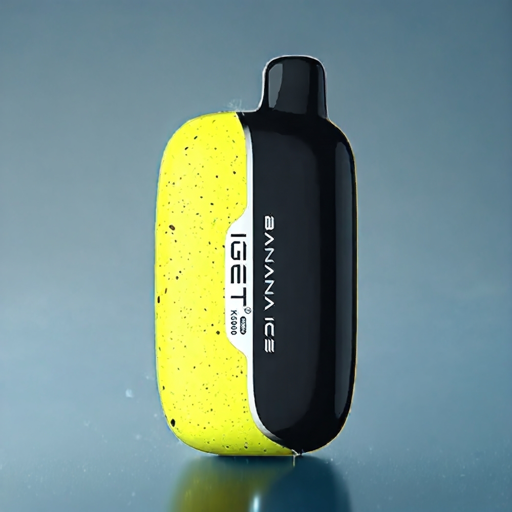 Iget Moon K5000 Puffs Suomi tukku Vape Banana Ice - 5000 Puffs, 1.35 Ohm Mesh Coil, 81.5 g Net Weight