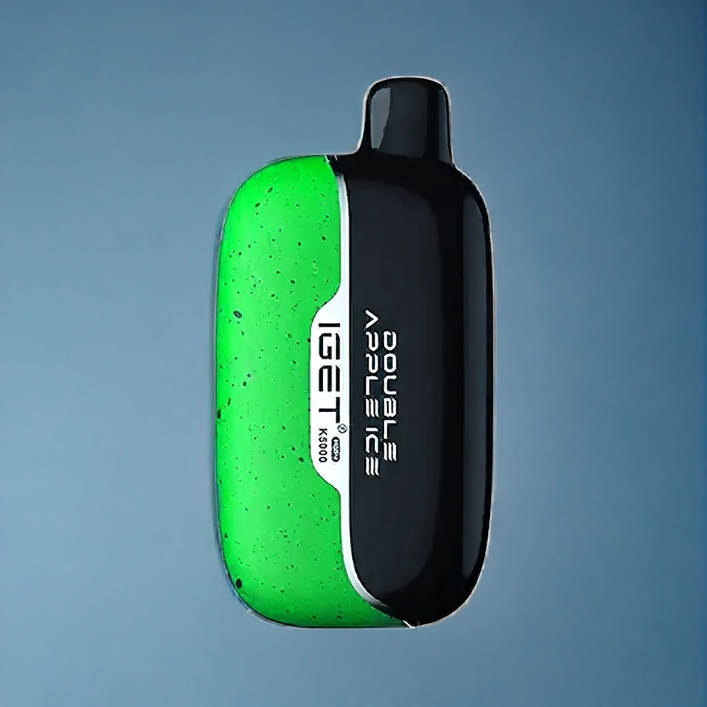 Suomi tukku Iget Moon K5000 Puffs Vape Double Apple Ice - Up to 5000 Puffs - 1.35 Ohm Mesh Coil - 81.5 g Net Weight