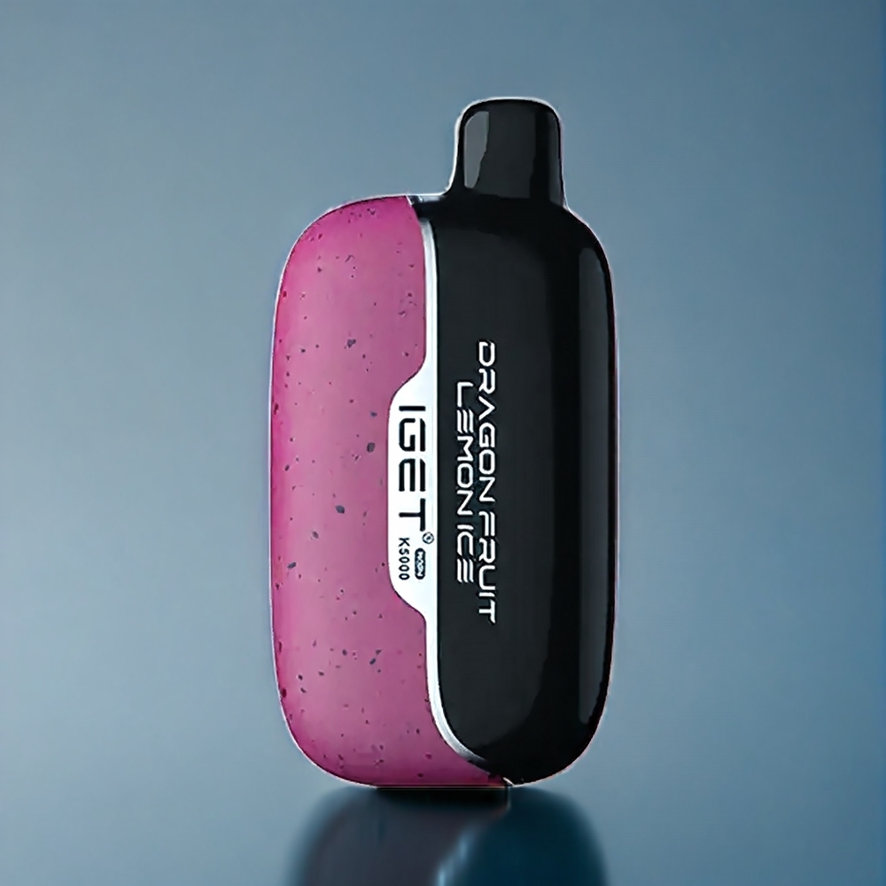 Suomi tukku Iget Moon K5000 Puffs Vape Dragon Fruit Lemon Ice - 5000 Puffs, 1.35 Ohm Mesh Coil, 81.5 g, PC Material