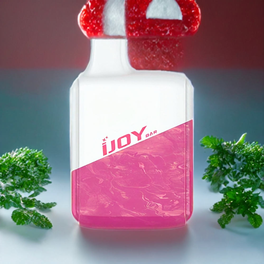 Suomi tukku IJOY Bar 600 Puffs Disposable Vape Mansikkajää 2ml/4ml 0mg/16mg/20mg/50mg 500mAh