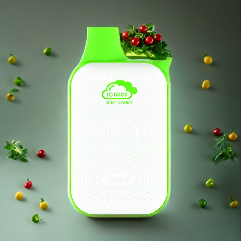 Suomi tukku IJOY Bar IC6000 Disposable Vape Mint Candy 6000 puffs 15ml 5%/3%/1.9% nikotiinia Type-C-lataus