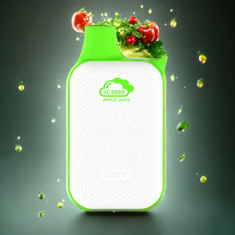 Suomi tukku IJOY Bar IC6000 Disposable Vape Omenamehu – 6000 Puffs, 15ml, Type-C Lataus, 1.1 Ohm Mesh Coil