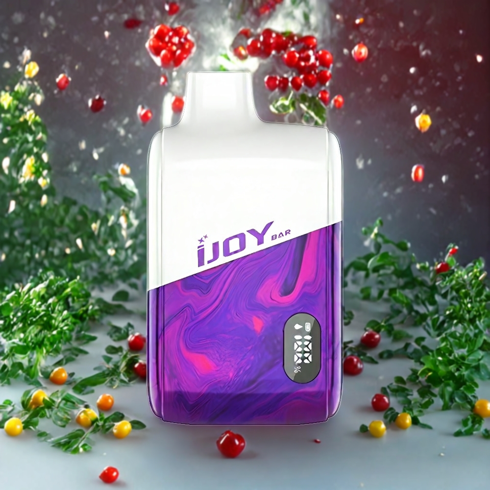Suomi tukku IJOY Bar IC8000 Disposable Vape 8000 Puffs 18ml Valkoinen kumimaku Type-C Lataus 5% Nikotiinia