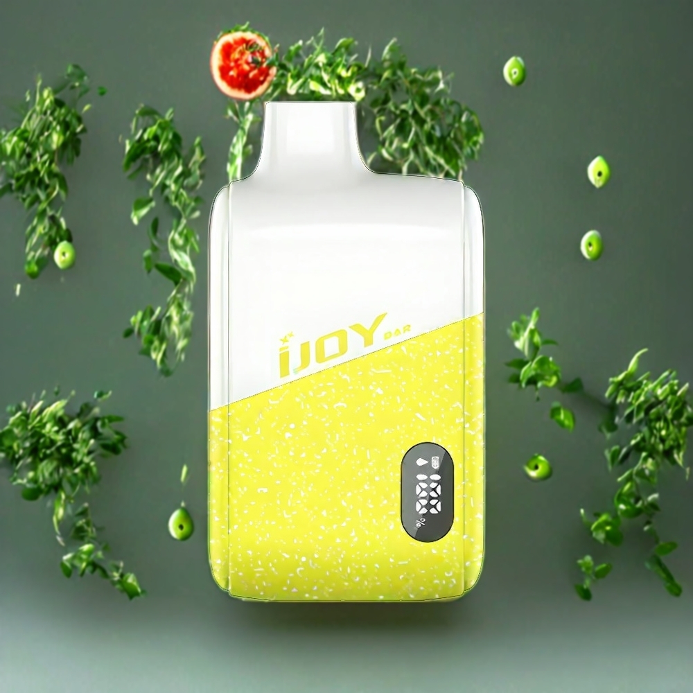 Suomi tukku IJOY Bar IC8000 Disposable Vape Guava-kiivi-passionhedelmä 8000 tupaa 18ml nestemäärä 5% nikotiinia Type-C-lataus