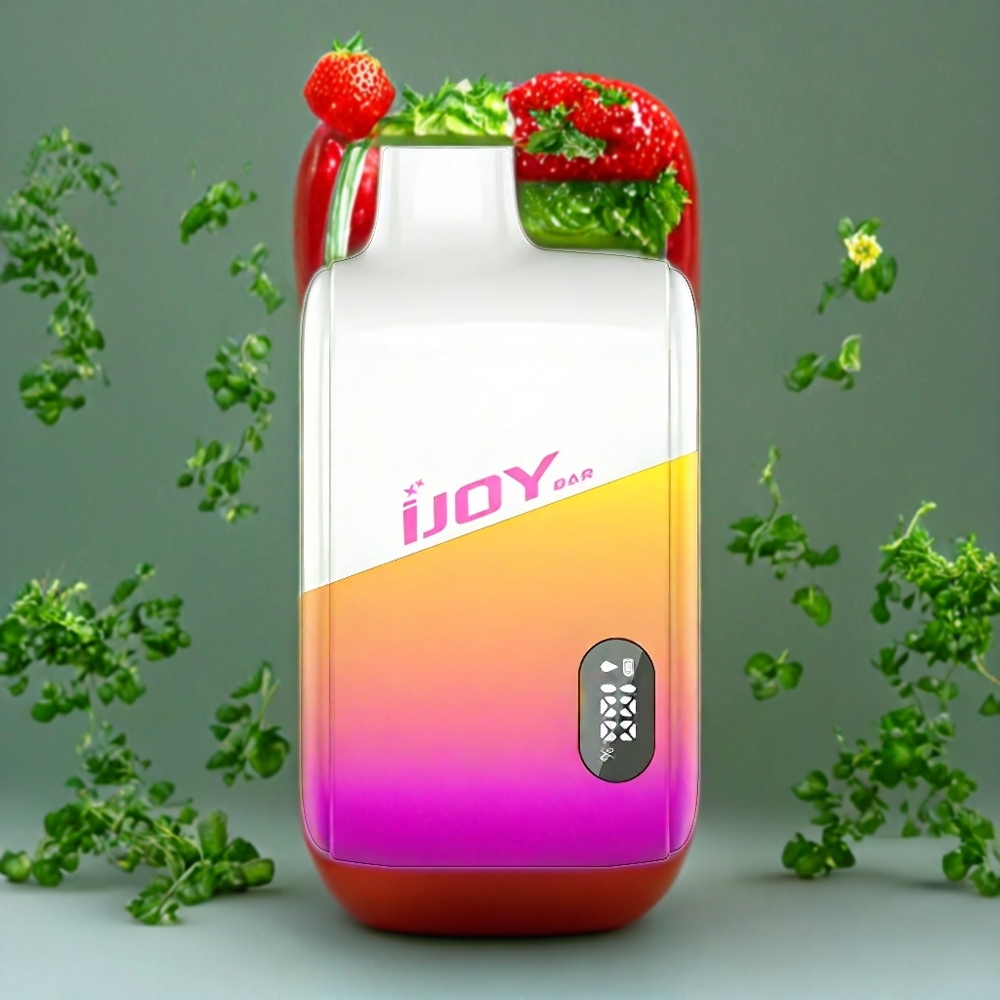 Suomi tukku IJOY Bar IC8000 Disposable Vape Mansikka-Kiivi 8000 Puffs 18ml 5% Nikotiinia Type-C Lataus
