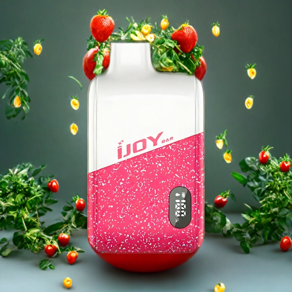 Suomi tukku IJOY Bar IC8000 Disposable Vape Mansikka-Mango 8000 Puffs 18ml 5% Nikotiini Type-C Lataus