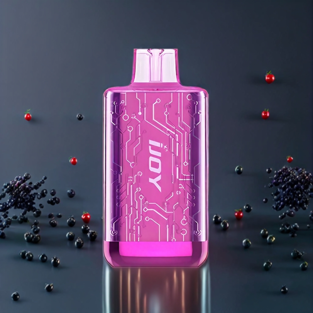 Suomi tukku IJOY CYBER 5000 Puffs Disposable Vape Musta Marja – 13ml, 550mAh, Type-C