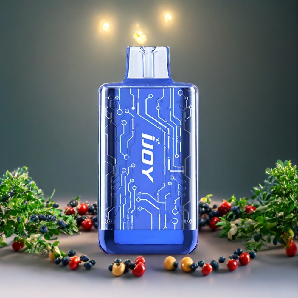 Suomi tukku IJOY CYBER 5000 Puffs Disposable Vape Mustikkajuustokakku, 13ml, 550mAh, Type-C