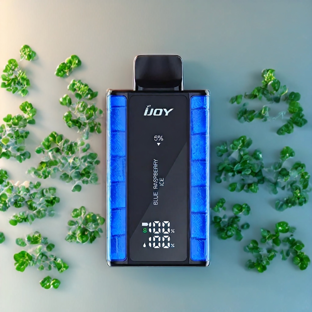 Suomi tukku IJOY Captain 10000 Puffs Disposable Vape Sininen Vadelma-Jää 650mAh 18ml 5% Nikotiinia
