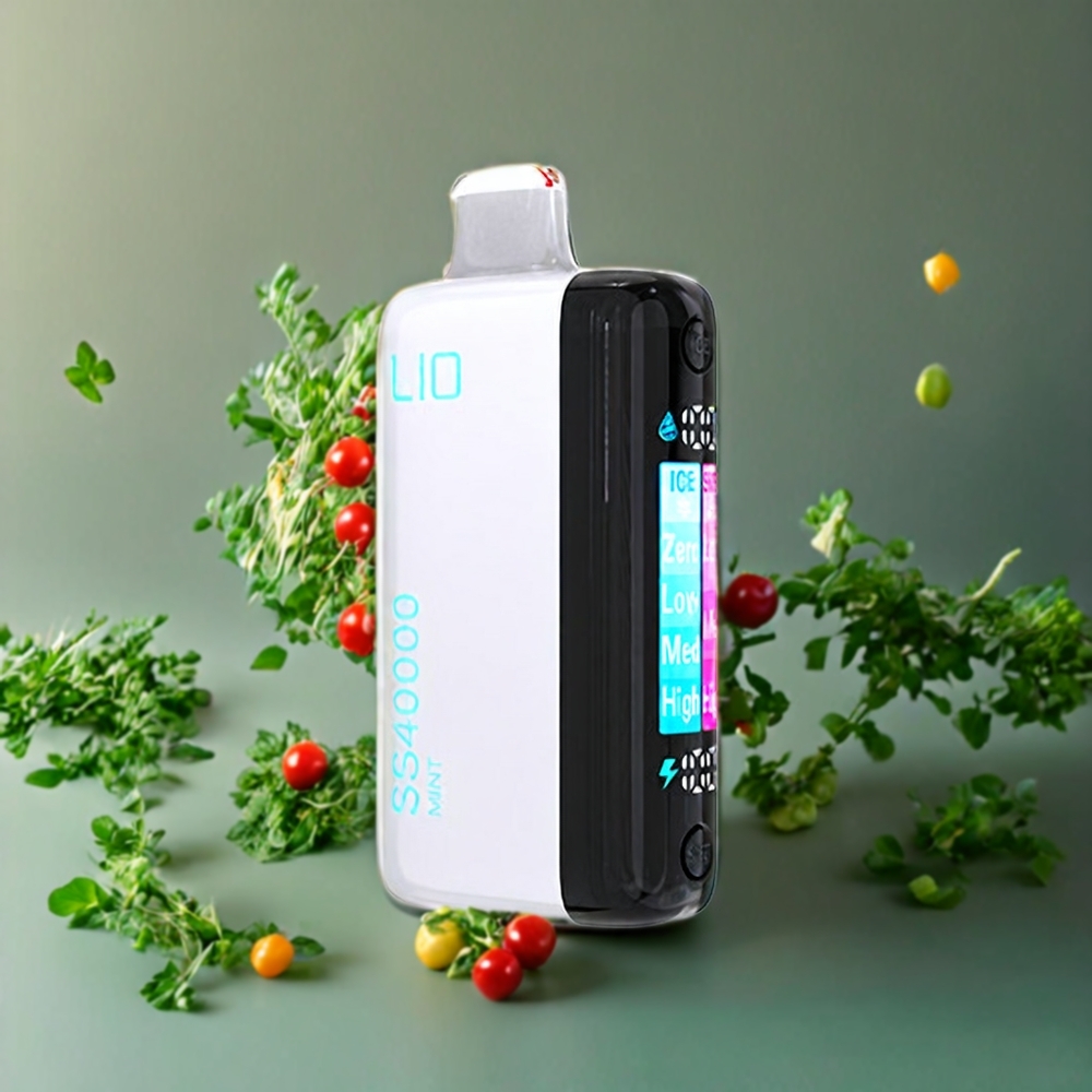 Suomi tukku IJOY LIO SS40000 Disposable Vape Mint 40000 Puffs 22ML 1100mAh TYPE-C