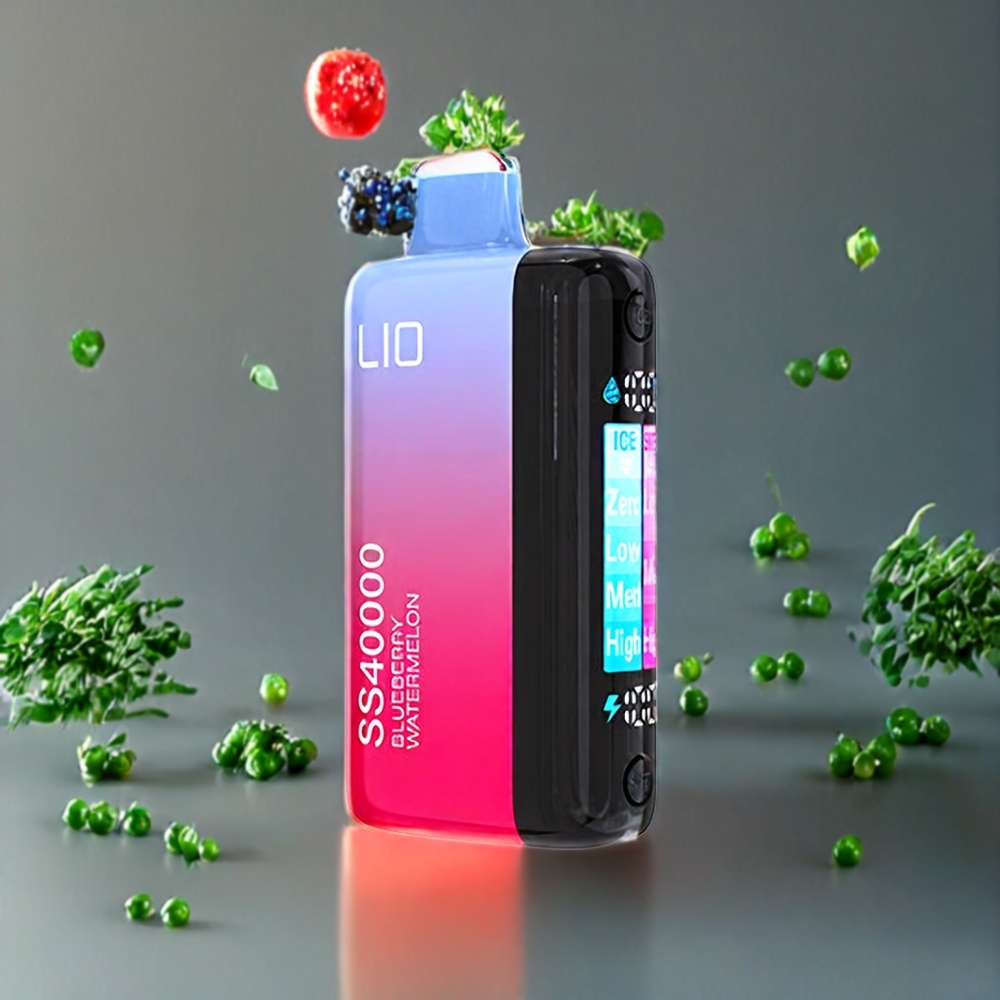 Suomi tukku IJOY LIO SS40000 Disposable Vape Mustikka-Arbuusi 40000 Puffs 22ML TYPE-C
