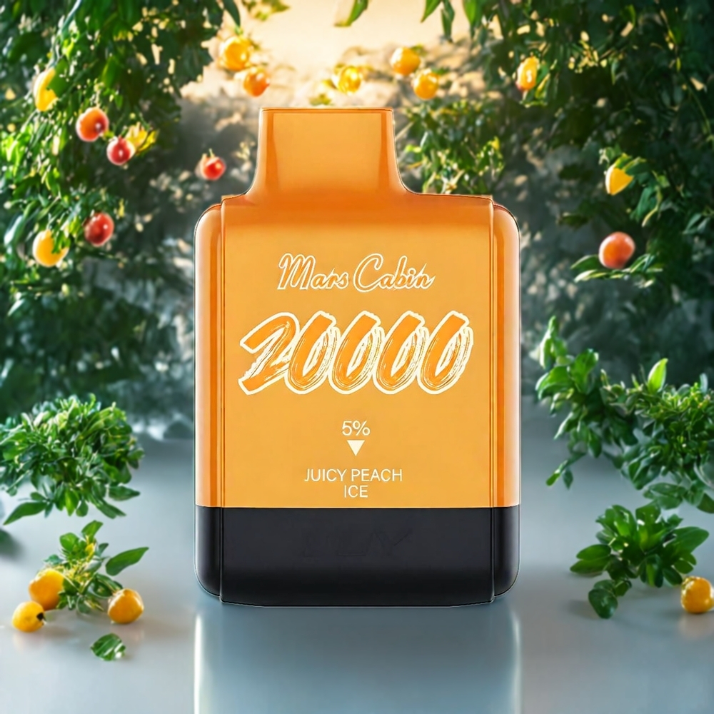 IJOY Mars Cabin 20000 Puffs Disposable Vape Juicy Peach Ice Suomi Tukku – 20ML, 50mg, TYPE-C Lataus