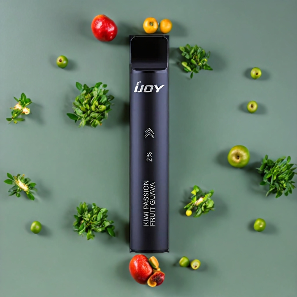 Suomi tukku IJOY Mars Cabin 600 Puffs Disposable Vape Musta – 2ml E-neste, 1.0 Ohm Mesh Coil, 100mAh Akku, Type-C Latauskotelo
