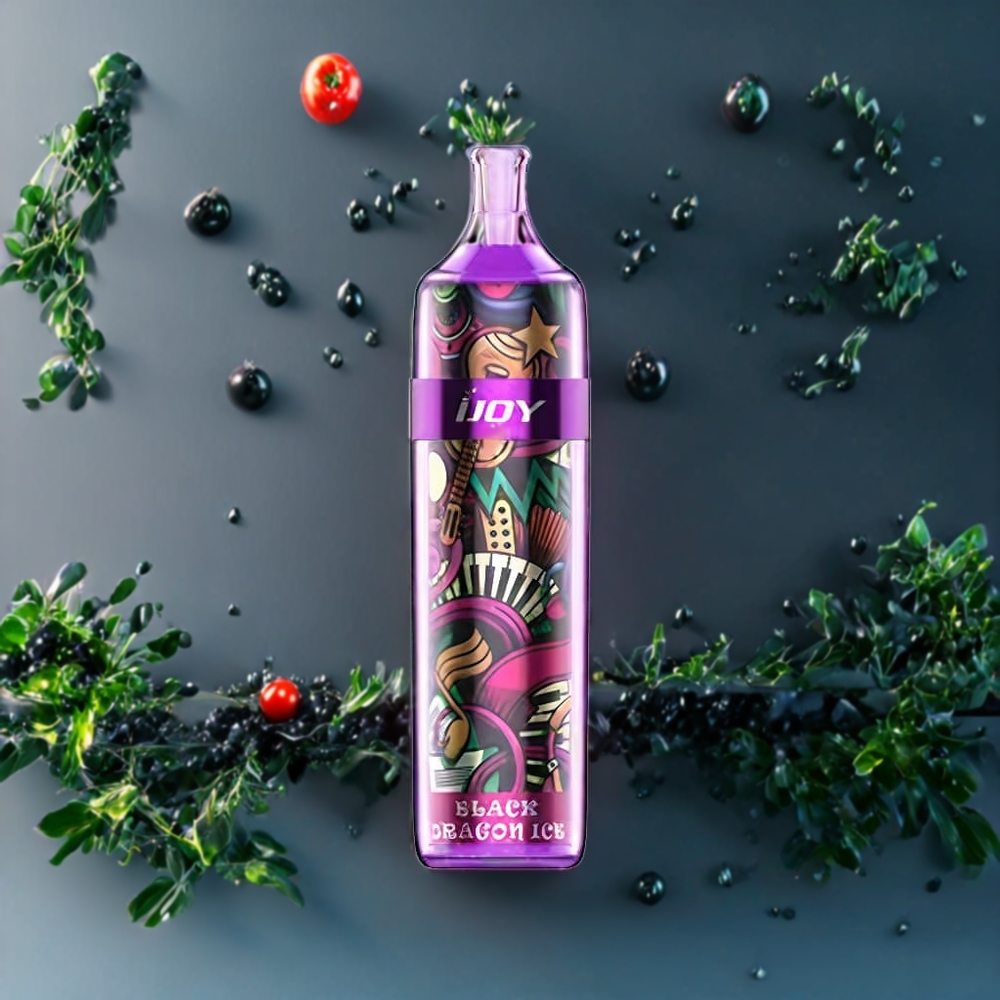 Suomi tukku IJOY PUNK 4500 Puffs Disposable Vape Musta Lohikäärme Jää – 12ml, 1200mAh, 1.1 Ohm Mesh2 Coil
