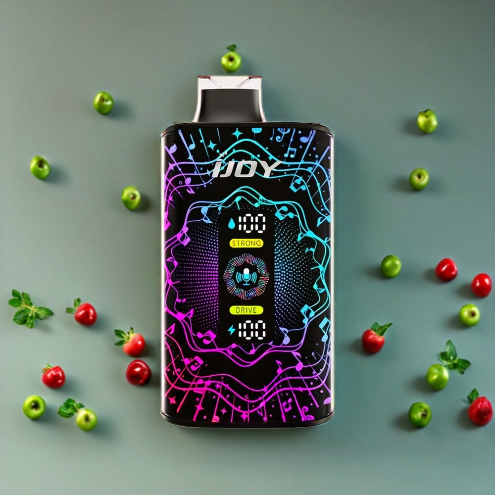 Suomi tukku IJOY SD 40000 Puffs Disposable Vape 20ML 5% Nikotiini Hapan Omena Vadelma – 750mAh, Type-C, Säädettävä Teho