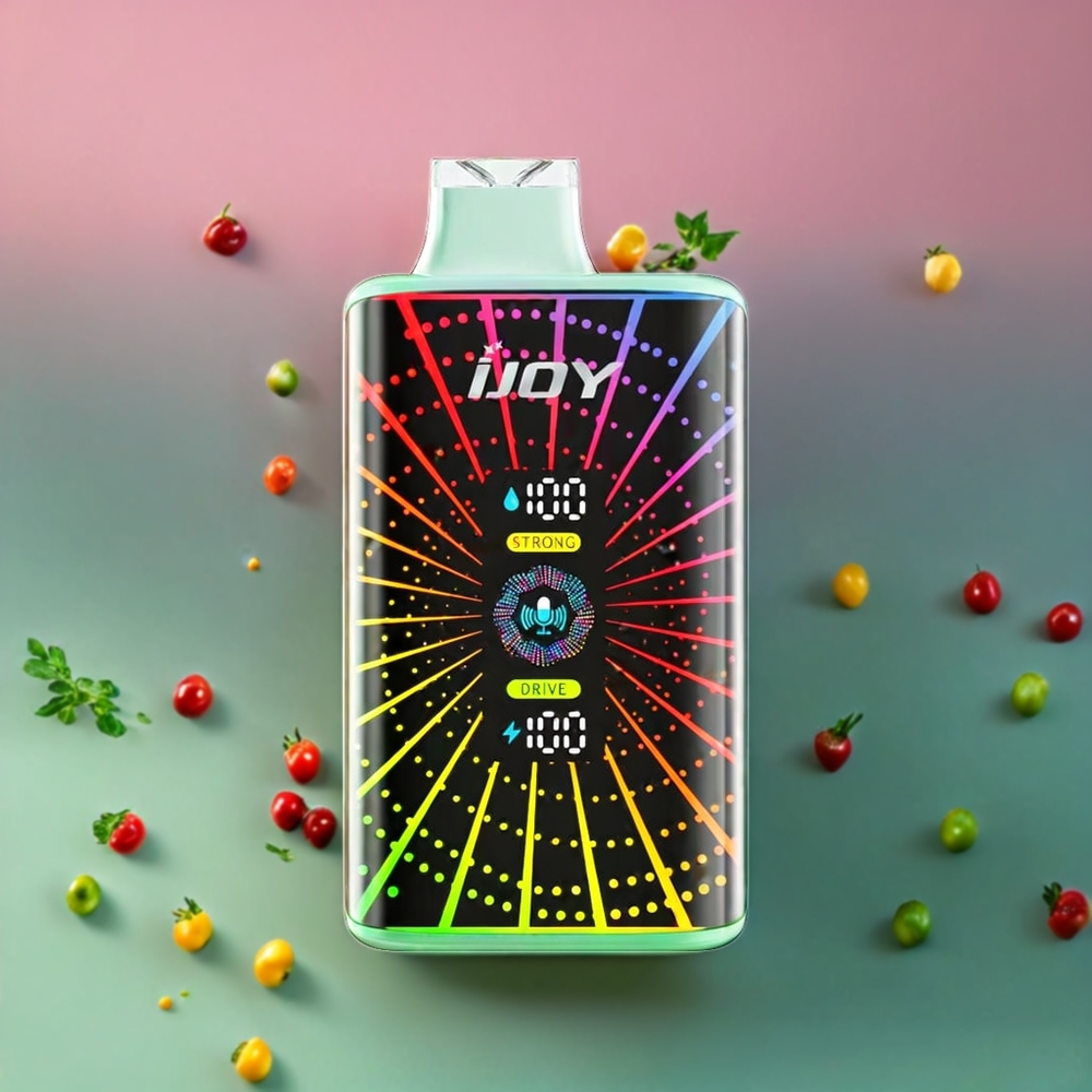 Suomi tukku IJOY SD 40000 Puffs Disposable Vape 20ML 5% Nikotiini Vohveli (Cotton Candy) – 750mAh Akku, Type-C Lataus, Säädettävä Ilmanvirtaus