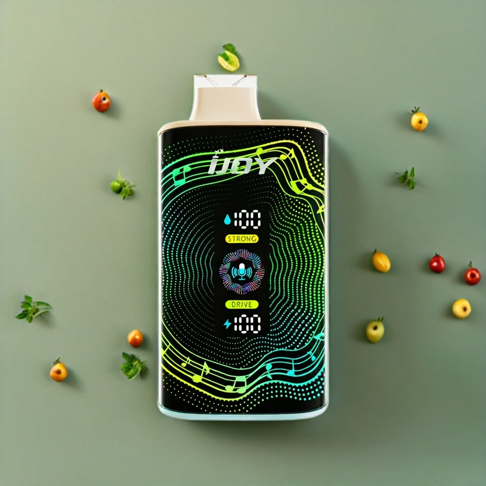 Suomi tukku IJOY SD 40000 Puffs Disposable Vape Ananas-Kiivi 20ML 5% Nikotiini, 750mAh Akku, Type-C Lataus, Säädettävä Ilmanvirtaus