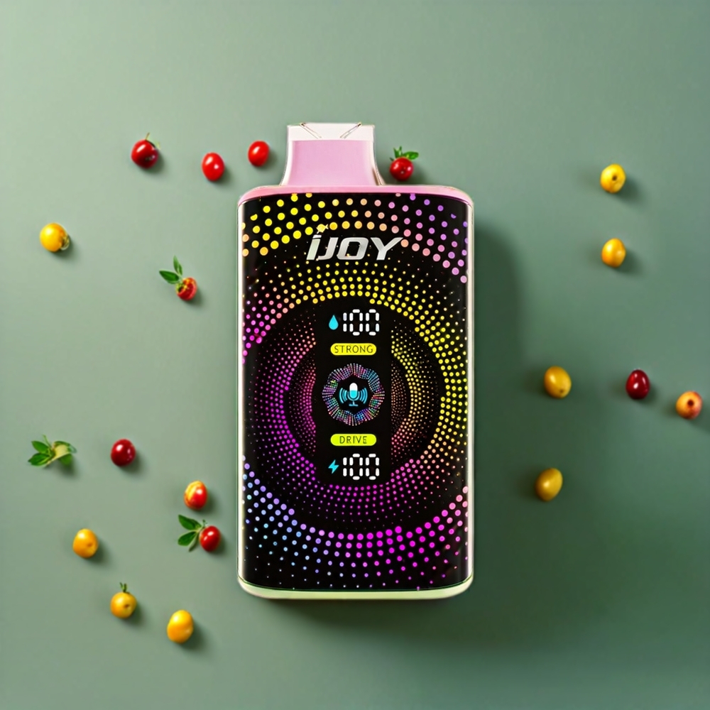 Suomi tukku IJOY SD 40000 Puffs Disposable Vape Kirsikka & Sitruuna – 20ML, 750mAh, Type-C, 5% Nikotiini, Säädettävä Teho & Ilmanvirtaus