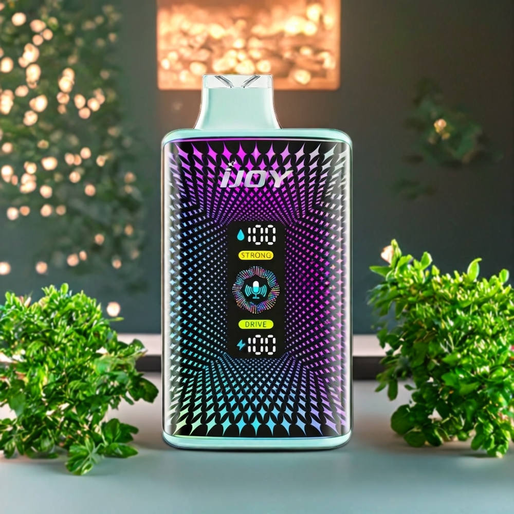 Suomi tukku IJOY SD 40000 Puffs Disposable Vape Miami Mint 20ML 5% Nikotiini, 750mAh Akku, 0.4 Ohm Dual Mesh Coil, Type-C Lataus