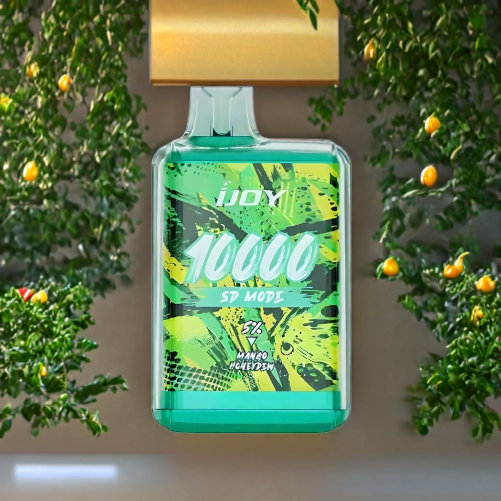 Suomi tukku IJOY SD10000 Disposable Vape 10000 Puffs 20ml Mango-Hunajameloni, 650mAh, Type-C, 5% Nikotiinia