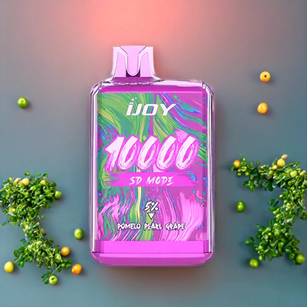 Suomi tukku IJOY SD10000 Disposable Vape Greippi Helmi Viinirypäle – 10000 Puffs, 650mAh, 20ml, 5% Nikotiinia