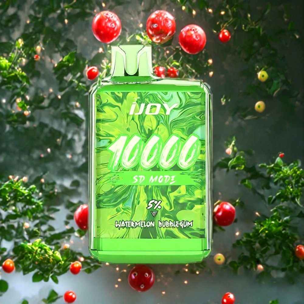 Suomi tukku IJOY SD10000 Disposable Vape Vesimelonirakka (20ml, 10000 Puffs, 650mAh)