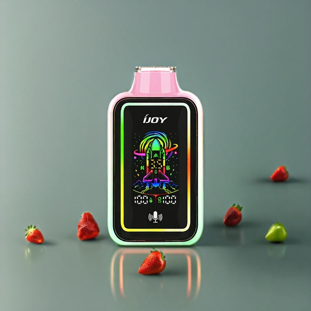 Suomi tukku IJOY URANUS 25000 Puffs Disposable Vape Mansikka-Kiivi 20ML, 850 mAh, Type-C Lataus