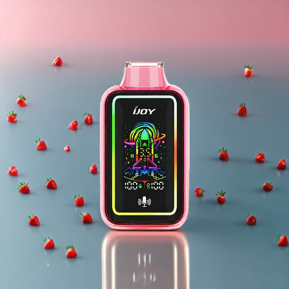 Suomi tukku IJOY URANUS 25000 Puffs Disposable Vape Mansikkajää 850 mAh Akku 20ML Type-C Lataus
