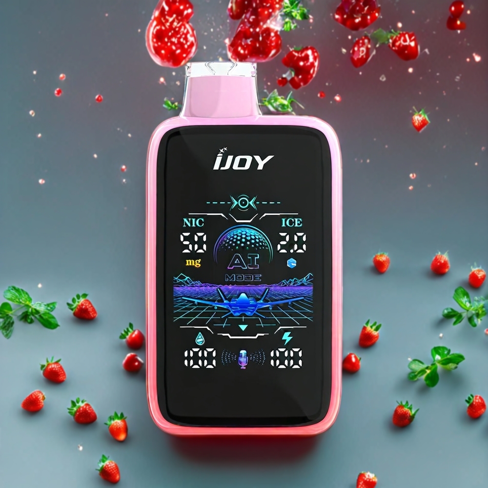 Suomi tukku IJOY Uranus Mate 40000 Puffs Disposable Vape Mansikkajää ICE CONTROL TYPE-C 1100mAh Adjustable Airflow