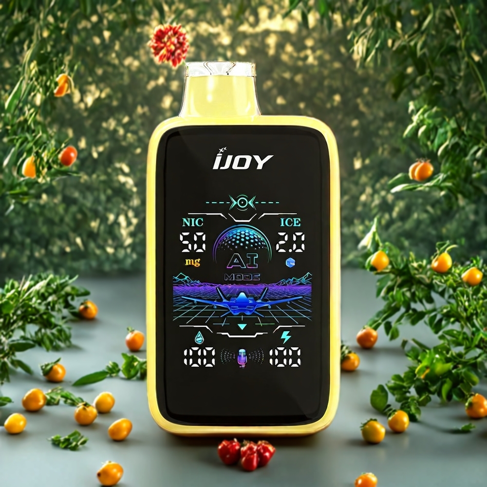 Suomi tukku IJOY Uranus Mate 40000 Puffs Disposable Vape Meksikon Mango – 20ML, 1100mAh, ICE CONTROL, TYPE-C