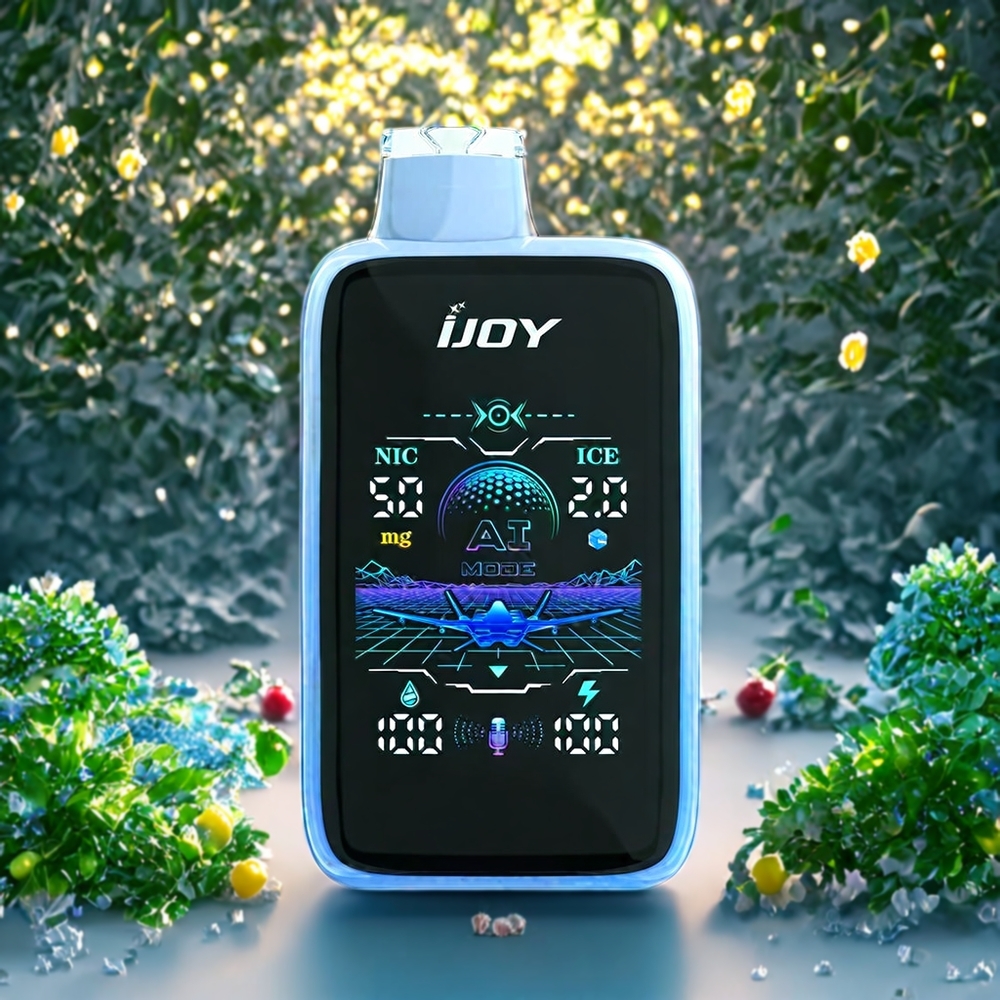 Suomi tukku IJOY Uranus Mate 40000 Puffs Disposable Vape Sininen Vadelma Jää, 20ML/1100MAH, ICE CONTROL, TYPE-C