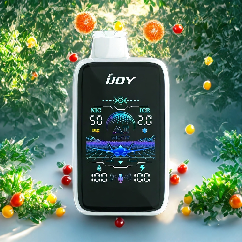 Suomi tukku IJOY Uranus Mate 40000 Puffs Disposable Vape Valkoinen Kumi Jää ICE Control, 20ML Esitäytetty, 1100mAh, TYPE-C Lataus