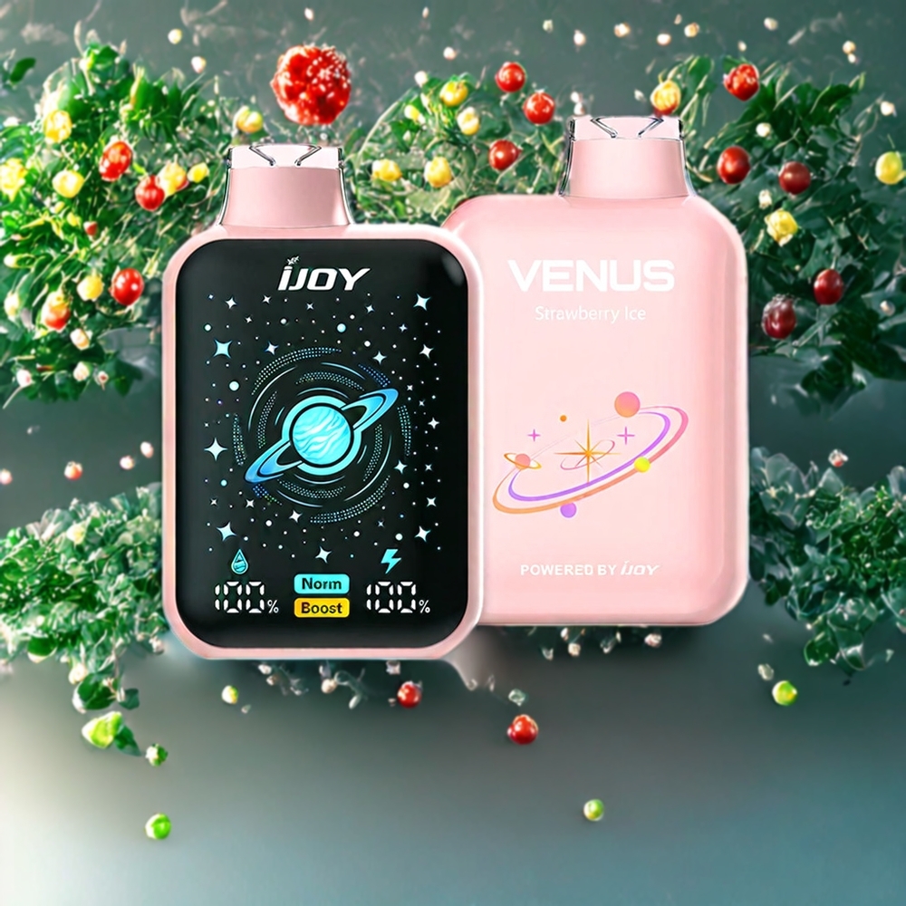 IJOY VENUS 25000 Puffs Disposable Vape Suomi Tukku - Mansikkajää, 20ML, 900 mAh, TYPE-C