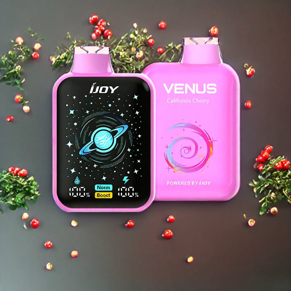 IJOY VENUS 25000 Puffs Suomi Tukku Disposable Vape Kalifornian Kirsikka – 20ML, 900mAh, TYPE-C Lataus