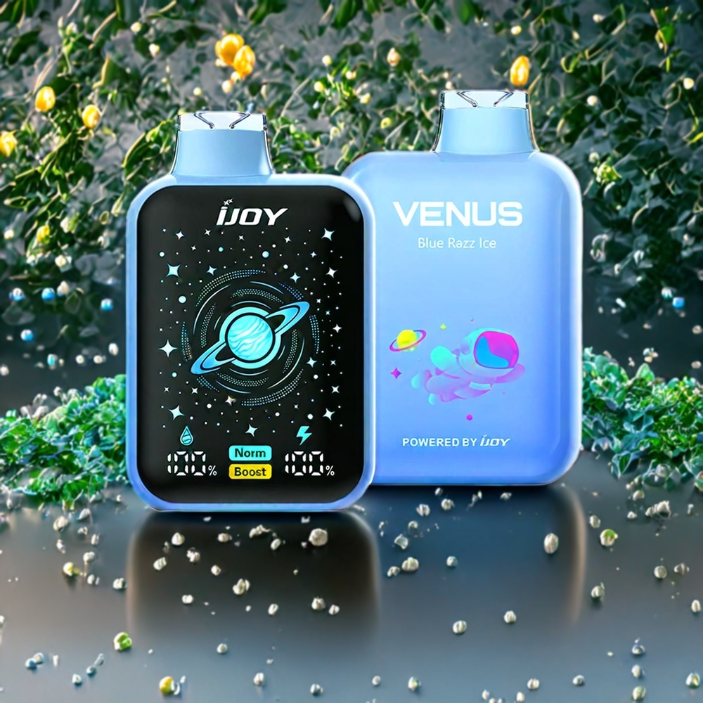 IJOY VENUS 25000 Puffs Suomi Tukku Disposable Vape Sininen Vadelma-Jää 20ML/900mAh TYPE-C