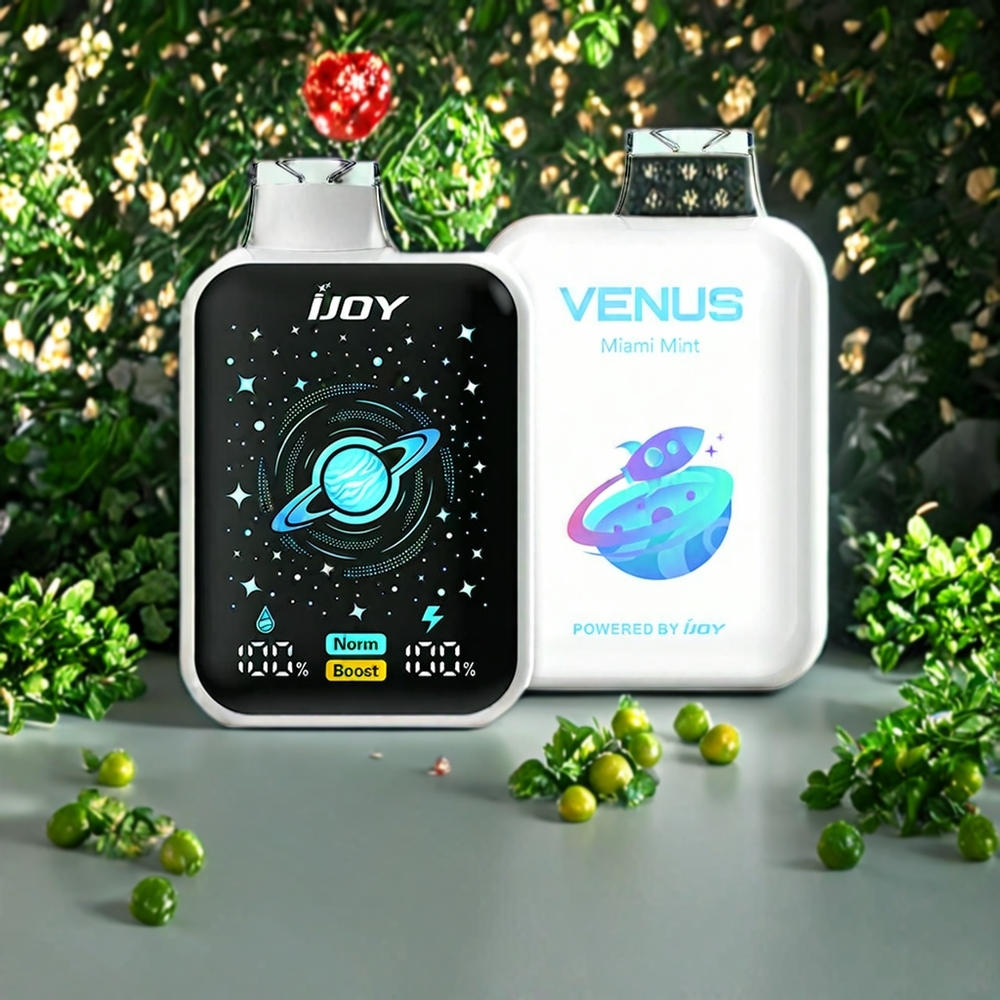 Suomi tukku IJOY VENUS 25000 Puffs Disposable Vape Miami Mint 20ML 900mAh TYPE-C